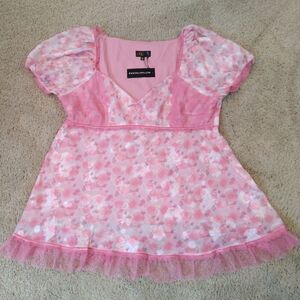 NWT Delia’s x Dolls Kill Pink Happily Ever After Mini Fairy Dress Plus Size 3X